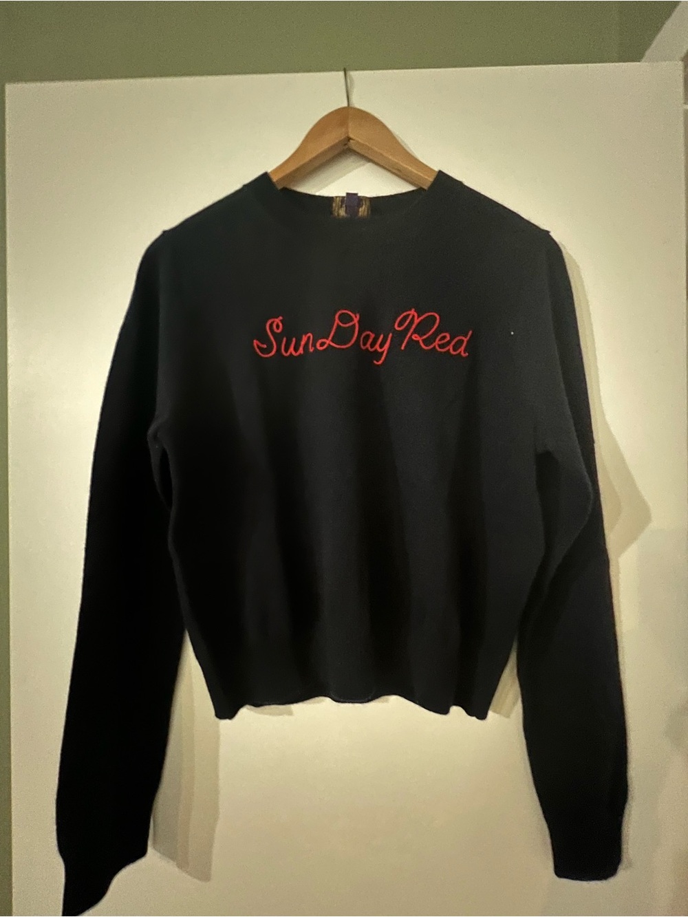 Navy Crewneck Cashmere Sweater - Limited Edition